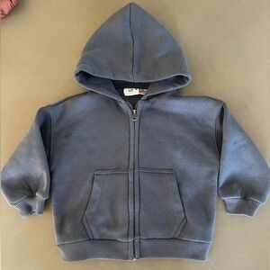 Zara plush zip up hoodie
